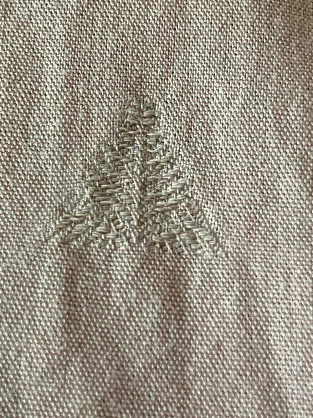 THE NORTH FACE Baytrail button-up Men's shirt Beige/Tan Pine tree embroidery M - Picture 12 of 13